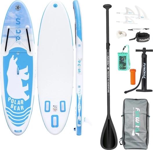 FunWater φουσκωτό paddleboard POLAR BEAR 10'6 σετ