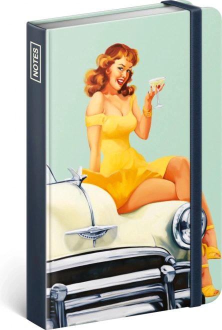 Σημειωματάριο με μοτίβο Pin-up Girls