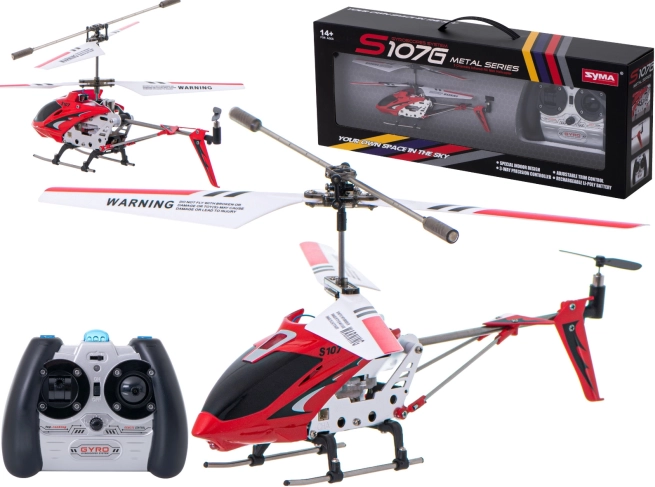 RC ελικόπτερο Syma S107G – Červená