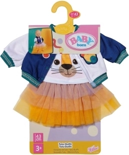Ρούχα BABY born με φούστα tutu για κούκλες 43 cm
