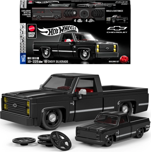 Mattel Brick Shop Hot Wheels Speed Series ’83 Chevy Silverado – κατασκευαστικό σετ 225 τεμαχίων