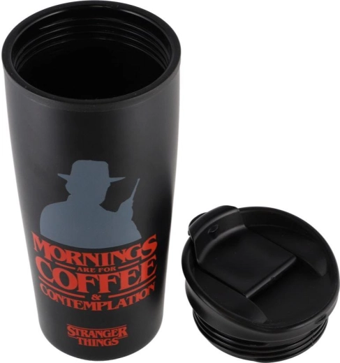 Ταξιδιωτική κούπα Stranger Things με καπάκι 420 ml