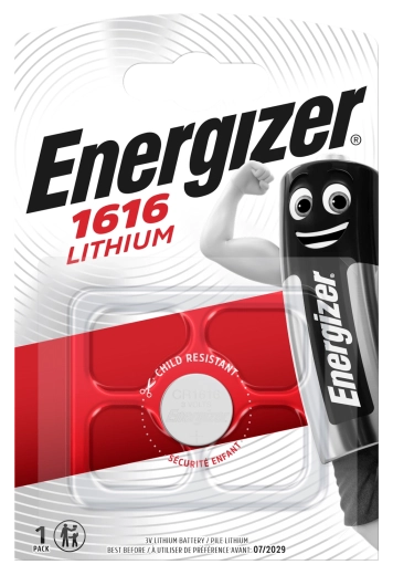 Λιθίου κουμπωτή μπαταρία CR1616 ENERGIZER