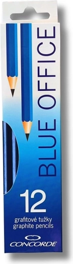 Γραφιτινές μολύβες CONCORDE Blue Office 2B, 12 τεμ.