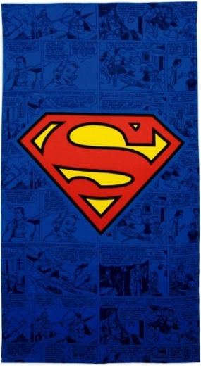 Πετσέτα Superman από μικροΐνες 90 × 170 cm