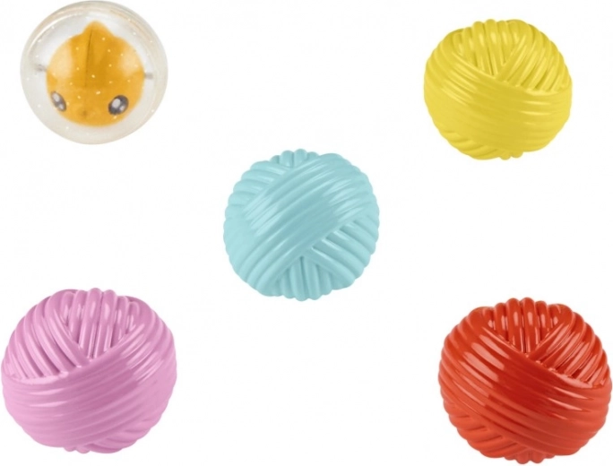 Πολύχρωμες μπαλίτσες και κουδουνίστρα-ψαράκι