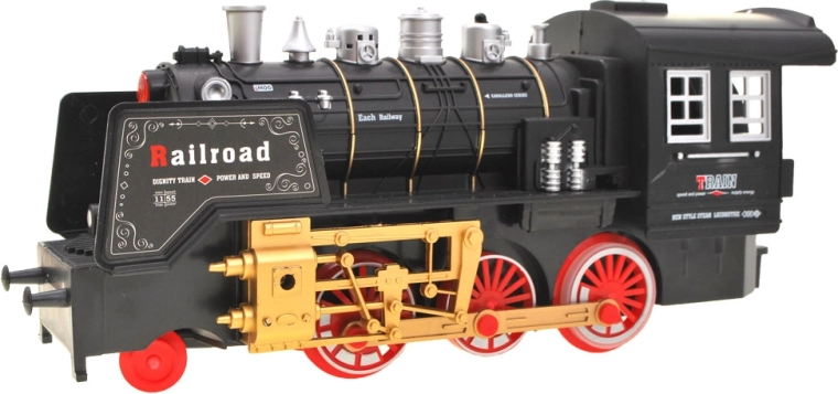 Ρεαλιστική ατμομηχανή με φως και καπνό