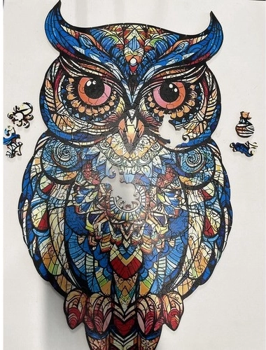 Καλλιτεχνικό μοτίβο κουκουβάγιας για χαρά και διακόσμηση
