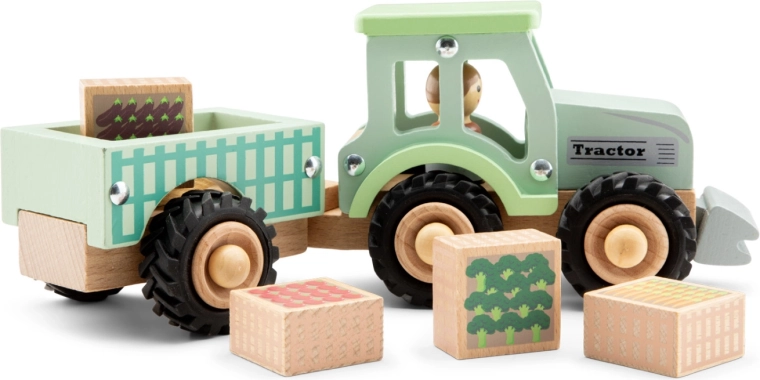 Ξύλινα μπλοκ με λαχανικά