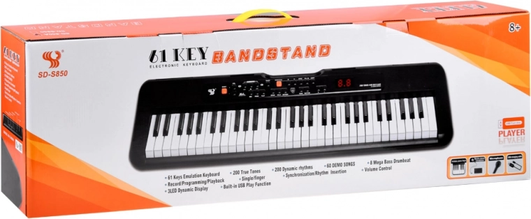 61 πλήκτρα, 200 ήχοι και 200 ρυθμοί