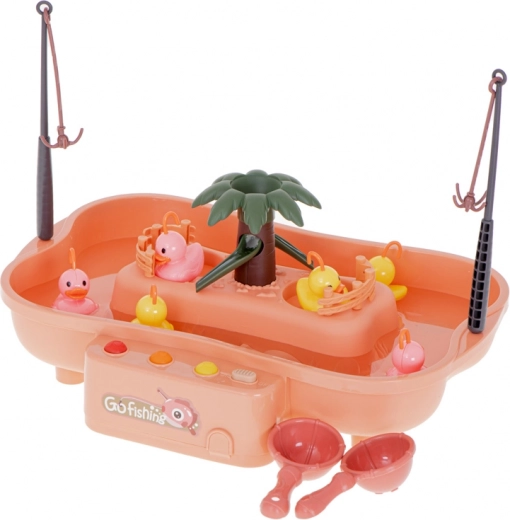 Διαδραστική λιμνούλα με νησί