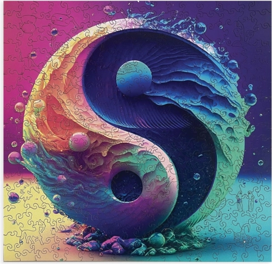 Μοναδικός σχεδιασμός Yin Yang