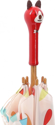 Άνετη ξύλινη λαβή σε σχήμα ζωάκι