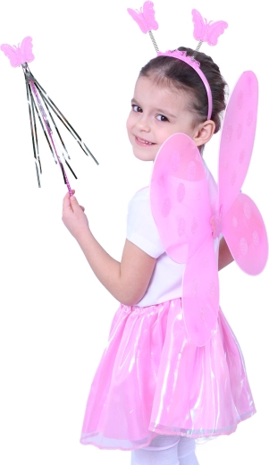 Λαμπερά ροζ φτερά