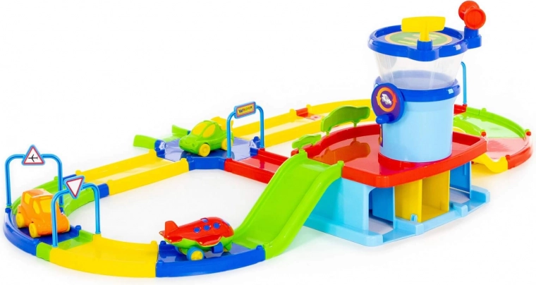 Πύργος ελέγχου και τερματικός σταθμός για ρεαλιστικό παιχνίδι