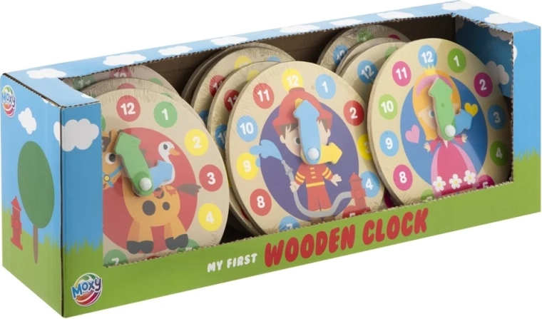 Παιχνιδιάρικη εκμάθηση της ώρας με πολύχρωμο καντράν