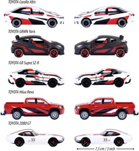 Πέντε εμβληματικά μοντέλα TOYOTA σε μία συσκευασία