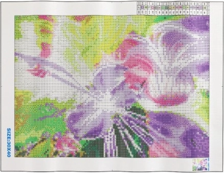 Προεκτυπωμένος καμβάς με καθαρό οδηγό