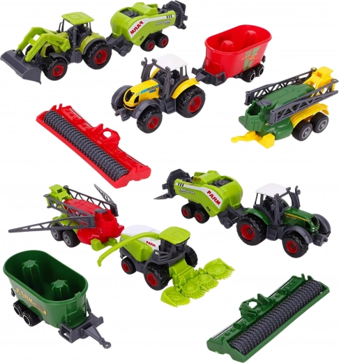 Ρεαλιστικά γεωργικά μηχανήματα με αποσπώμενες προσαρμογές