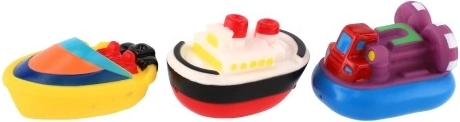 Χρωματιστές βαρκούλες για παιχνίδι στο μπάνιο
