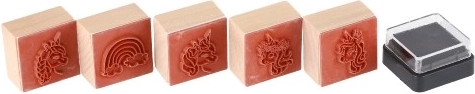Άνετα ξύλινα μπλοκ 3 × 3 cm