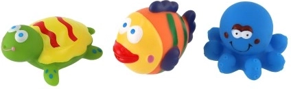 Πολύχρωμα λαστιχένια ζωάκια