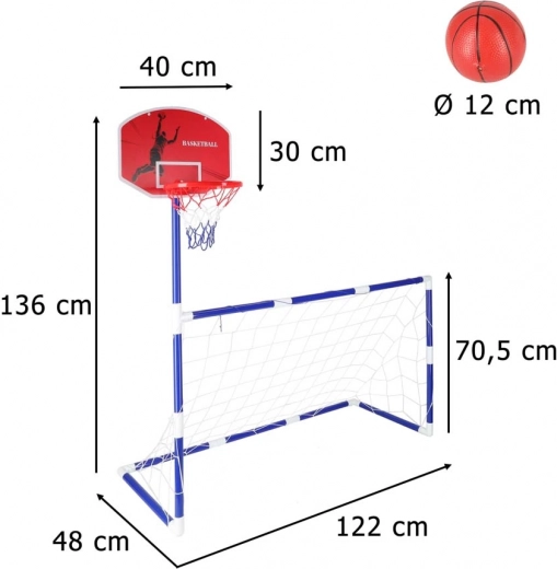 Συνδυασμός ποδοσφαίρου και μπάσκετ