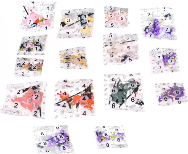 563 κομμάτια για ρεαλιστική λουλουδένια σύνθεση