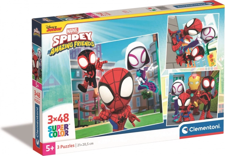 Τρία πολύχρωμα θέματα SPIDEY σε μία συσκευασία