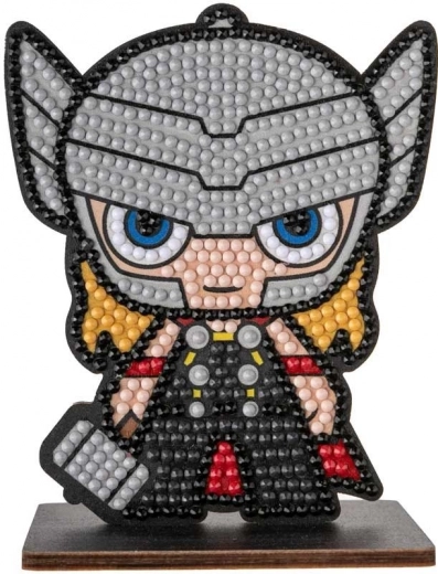 Λαμπερή φιγούρα THOR σε βάση
