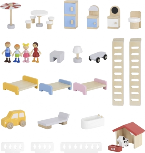 Πλήρες σετ επίπλων και φιγούρων