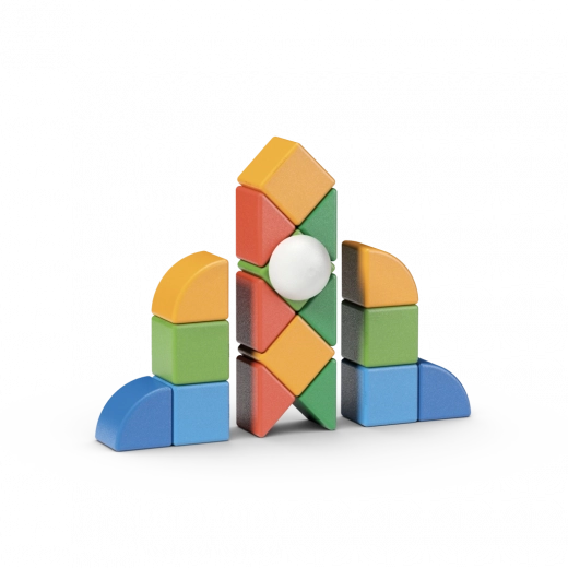 Μαγνητικά κομμάτια που μένουν ενωμένα