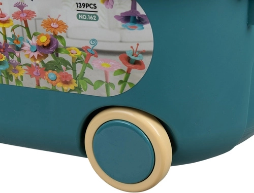 Βαλίτσα με ροδάκια για εύκολη αποθήκευση