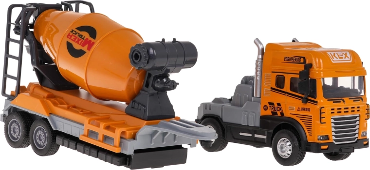 Περιστρεφόμενος κάδος και αποσπώμενο ρυμουλκούμενο