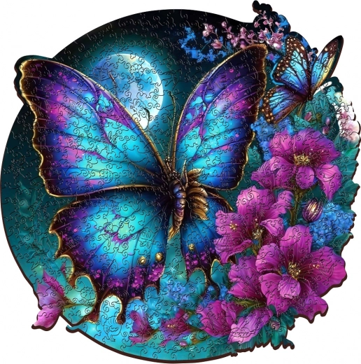 Ζωντανό μοτίβο πεταλούδας ως διακοσμητικό design