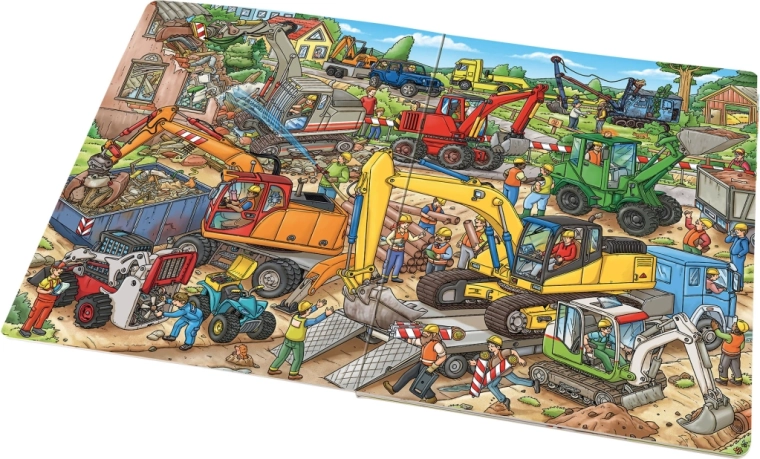 Τεράστιες και λεπτομερείς εικονογραφήσεις εργοταξίου