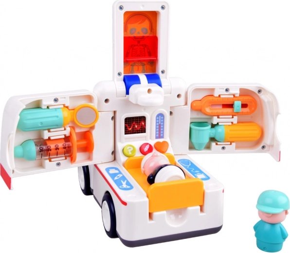 Ανοιγόμενο ασθενοφόρο με κρυμμένο εξοπλισμό