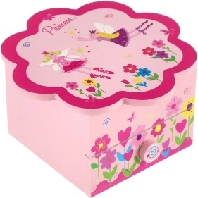 Ροζ λουλουδάτος σχεδιασμός με πριγκίπισσες