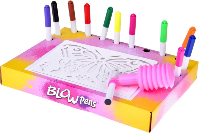 Επαναχρησιμοποιούμενα στένσιλ και βάση για μαρκαδόρους