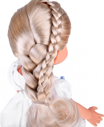 Μακριά ξανθά μαλλιά κατάλληλα για χτένισμα