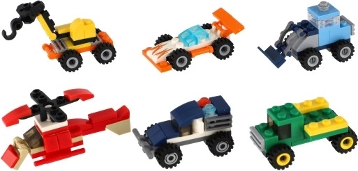 Δημιουργικό μείγμα οχημάτων σε κάθε μπάλα