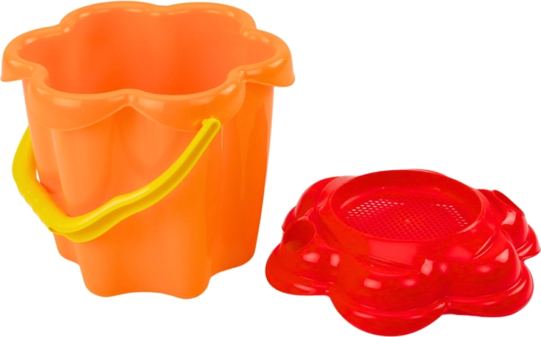 Κουβαδάκι με καπάκι-λουλούδι