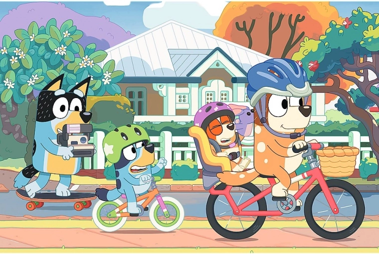 Θέμα BLUEY γεμάτο κίνηση και χαρά