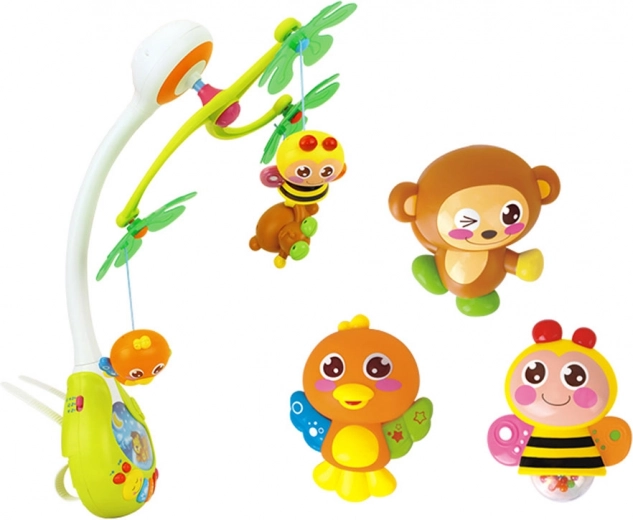 Πολύχρωμες ζωόμορφες κρεμαστές φιγούρες και κουδουνίστρες