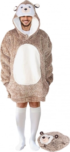 Χαριτωμένη κουκούλα με μοτίβο ζωάκι