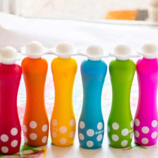 Έξι φωτεινά, εύκολα πλενόμενα χρώματα