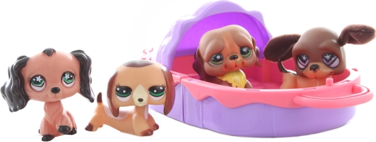 Χαριτωμένα σκυλάκια για δημιουργικό παιχνίδι