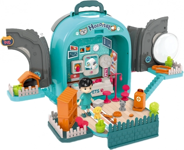 Σακίδιο που μετατρέπεται σε κτηνιατρική κλινική