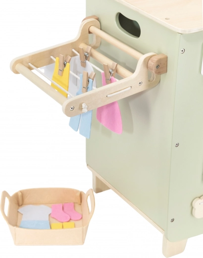 Πτυσσόμενη απλώστρα με μανταλάκια