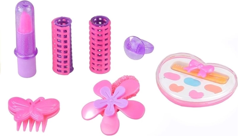 Αξεσουάρ μακιγιάζ και ρόλεϊ για δημιουργικό παιχνίδι